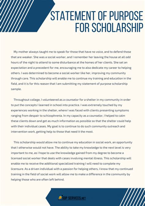 How to Write a Winning Statement of Purpose for Scholarship .